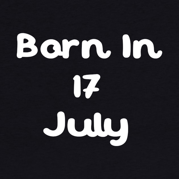 Born In 17 July by Fandie